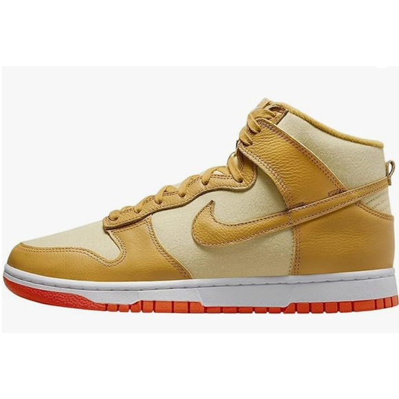 Nike Mens Dunk High DD1399 101 Syracuse - SizeGold Wheat Gold 11 US